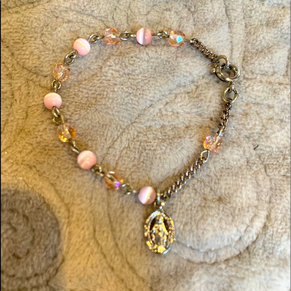 Rosary baby bracelet